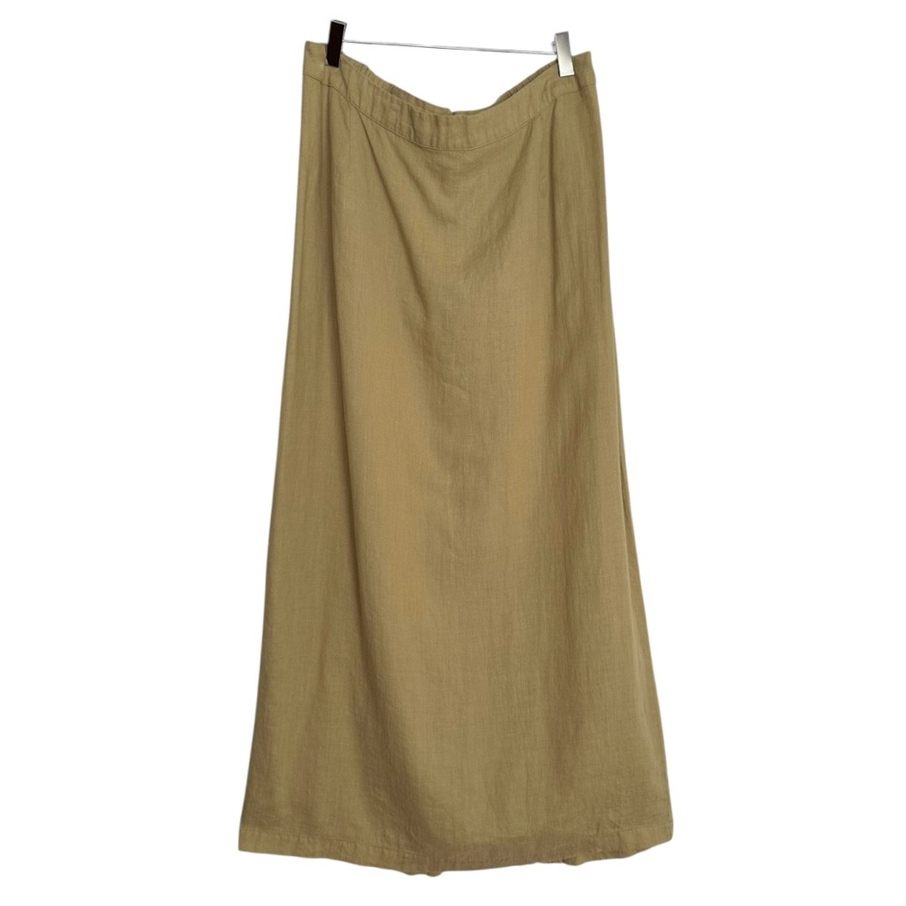 Chico's Olive Green Midi Skirt